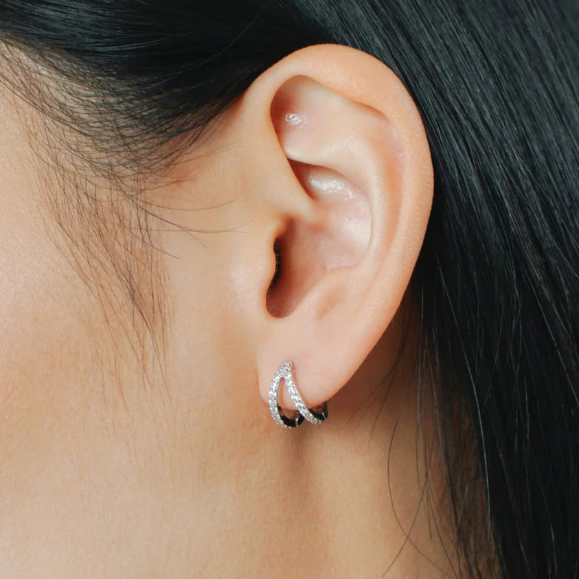 Hoop doble Silver