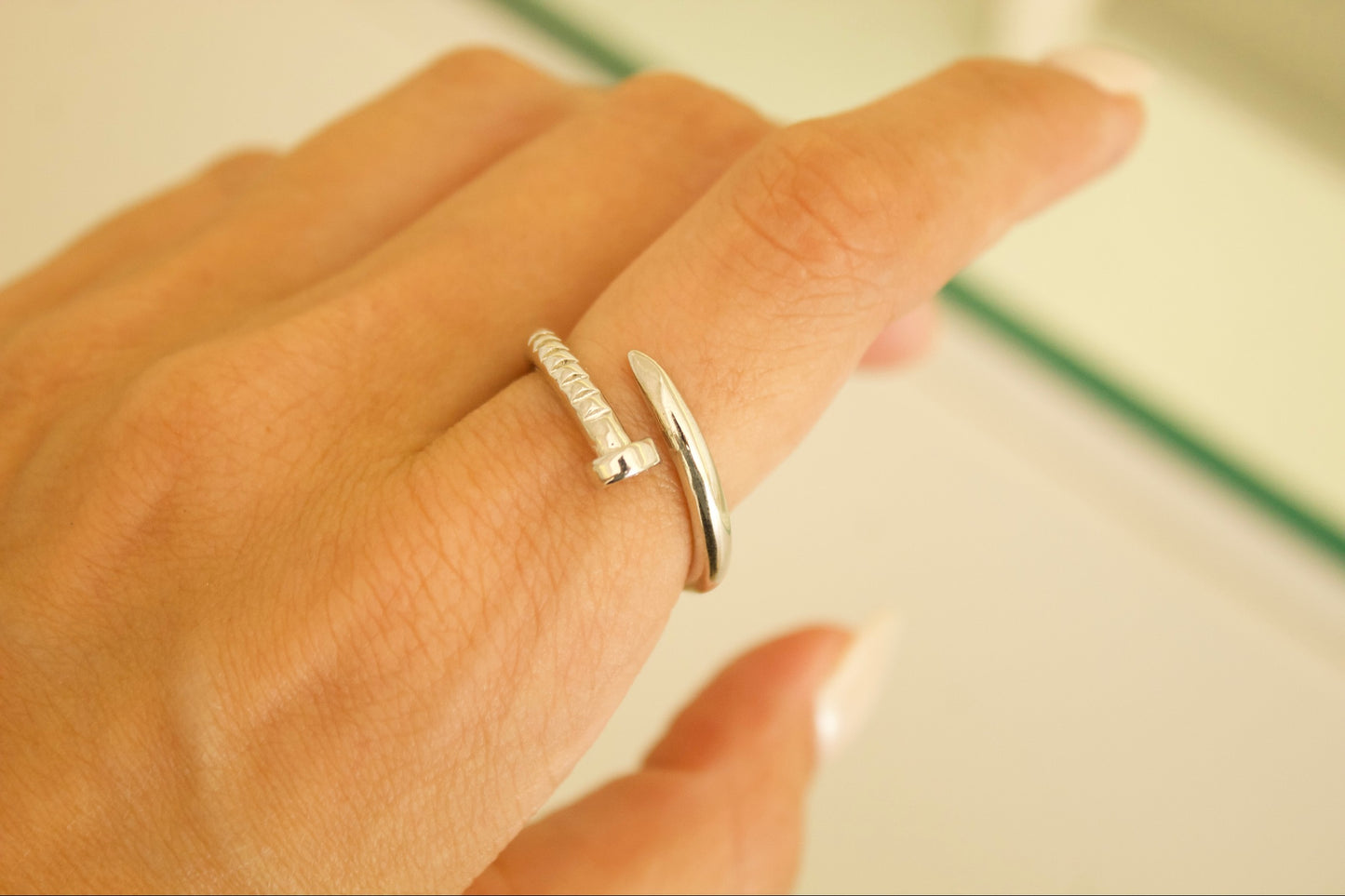 Anillo Clavo Silver
