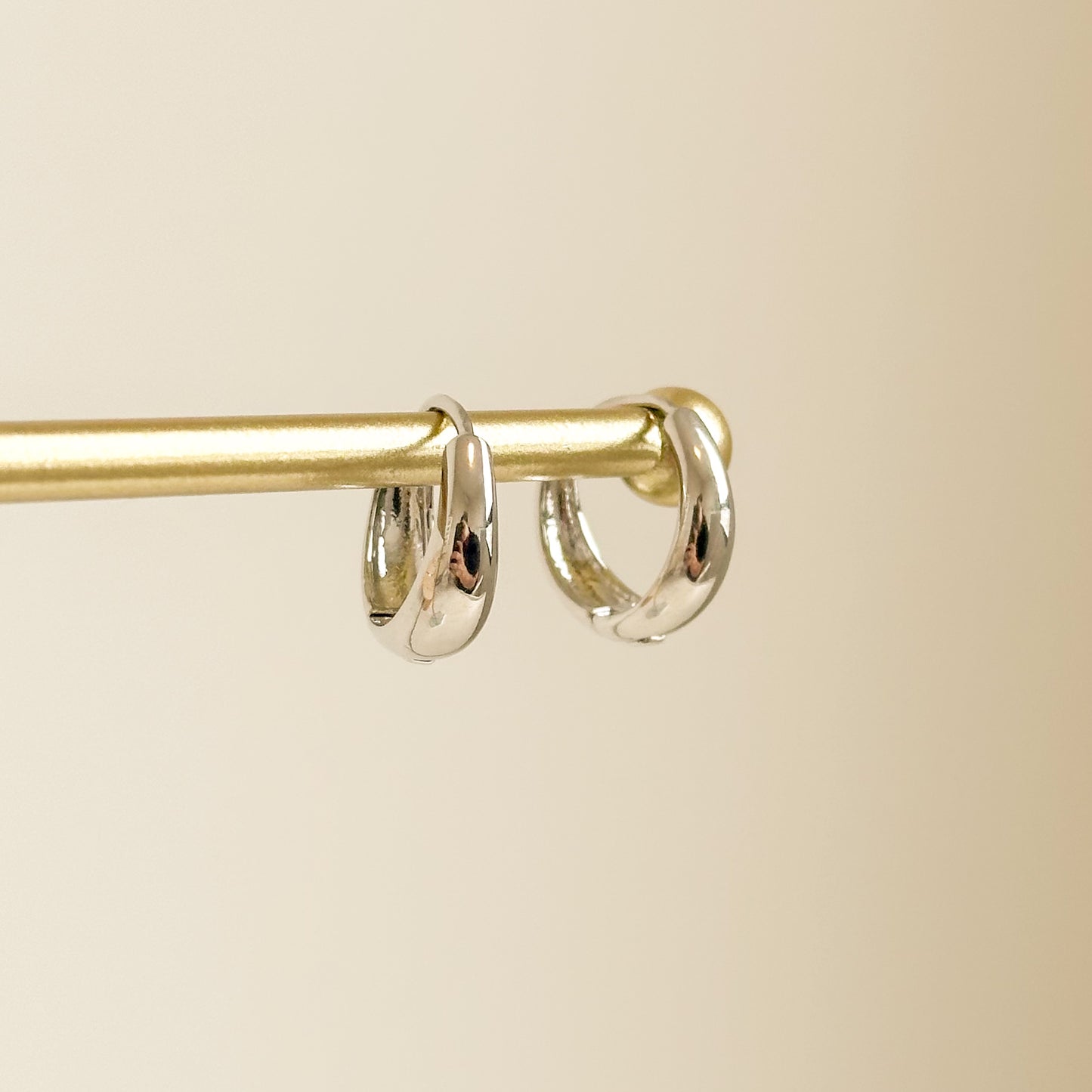 Hoop ovalado 10mm Silver