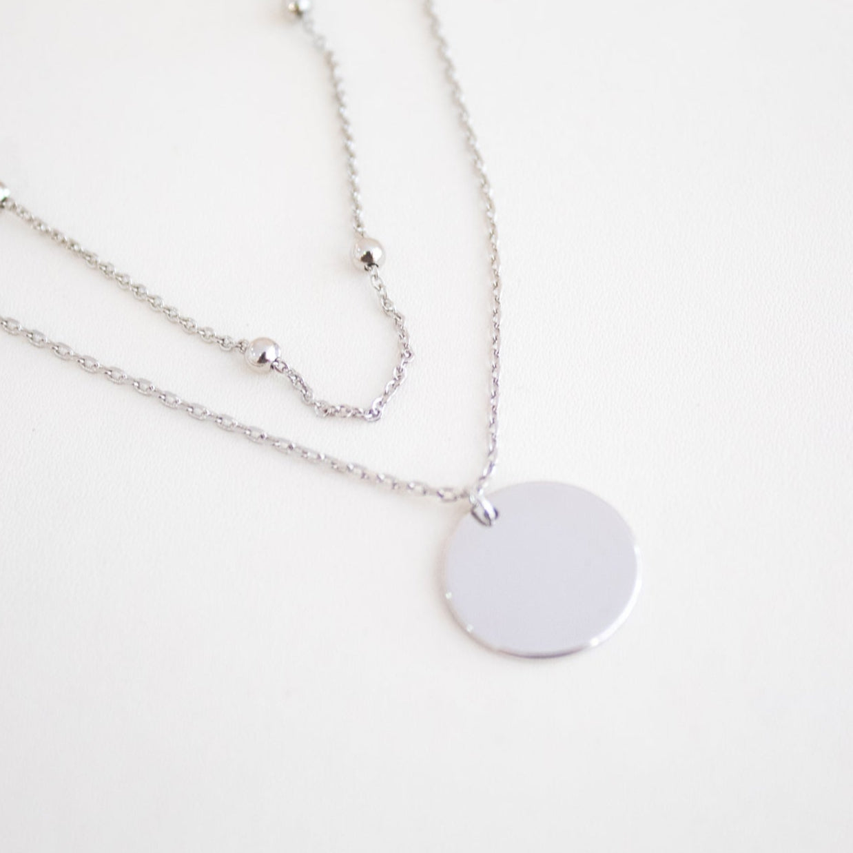Collar Doble Astrid Silver