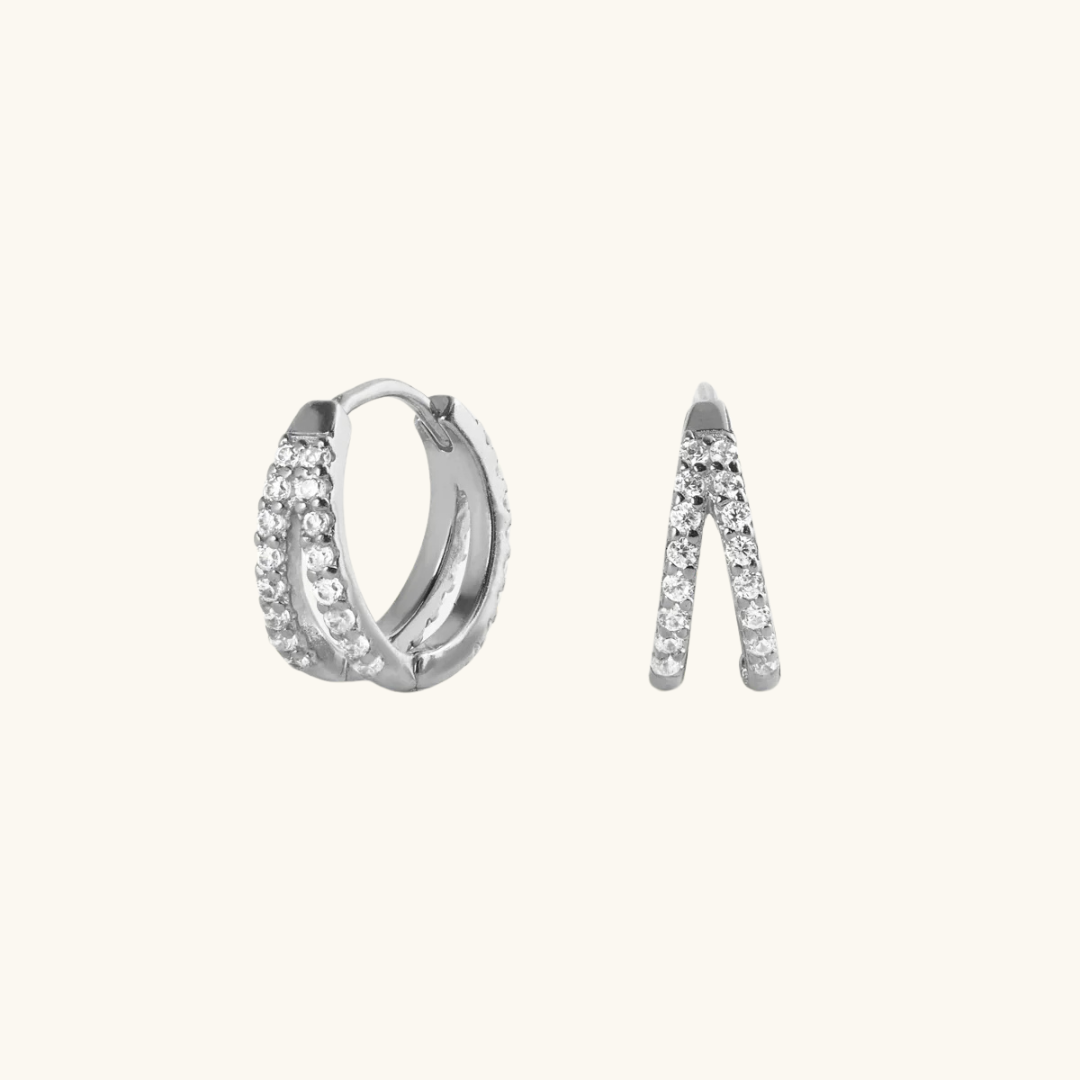 Hoop doble Silver