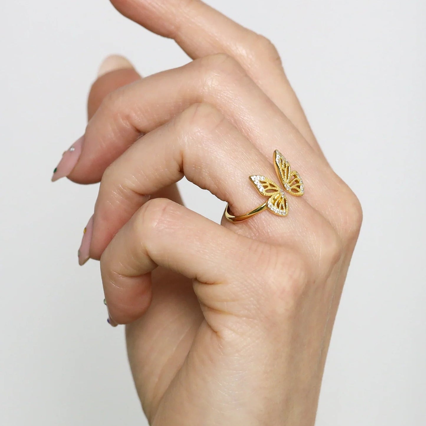 Anillo mariposa