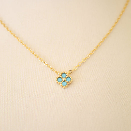Collar Jade azul