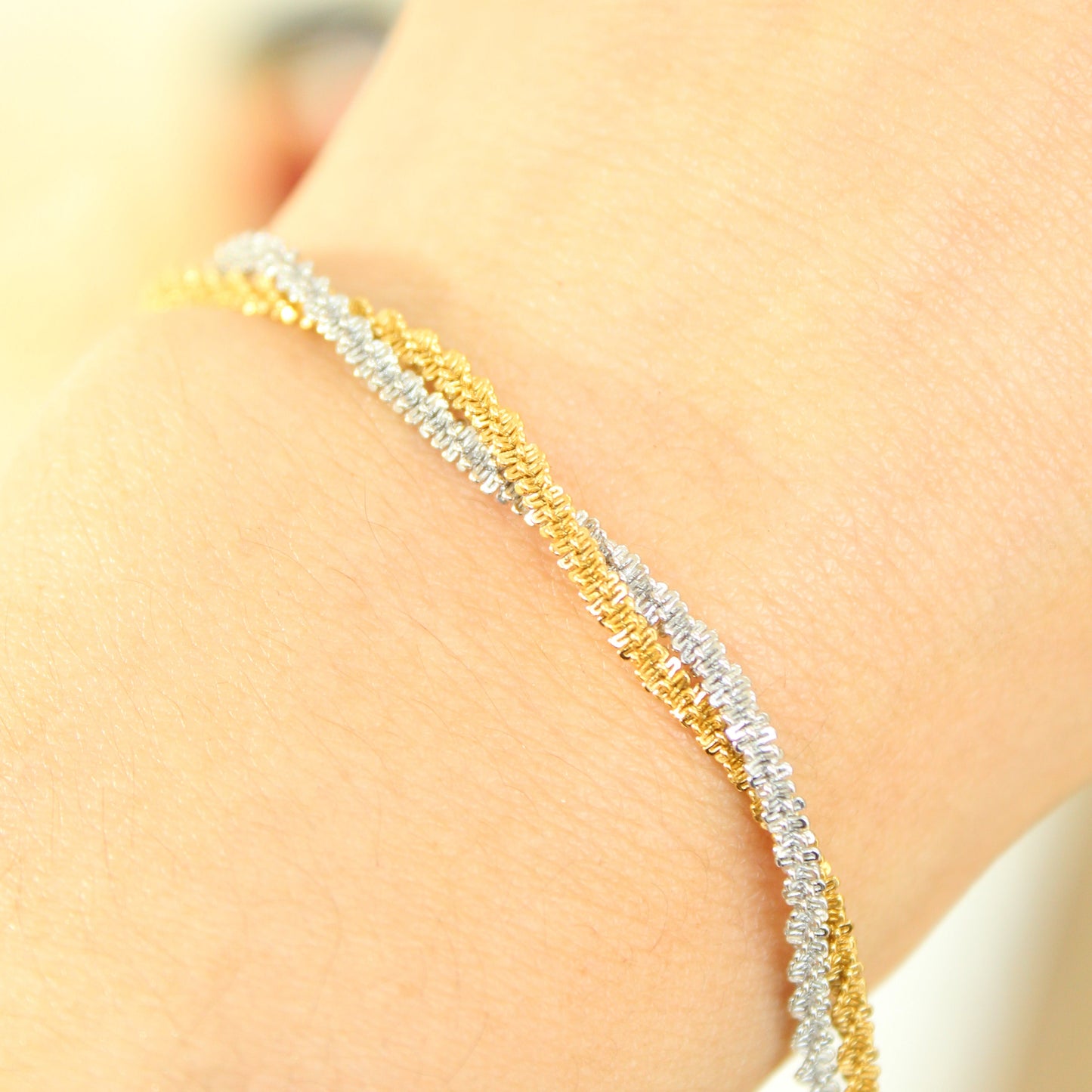 Pulsera bicolor