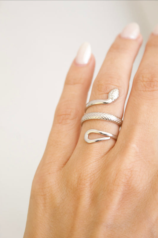 Anillo Serpiente silver