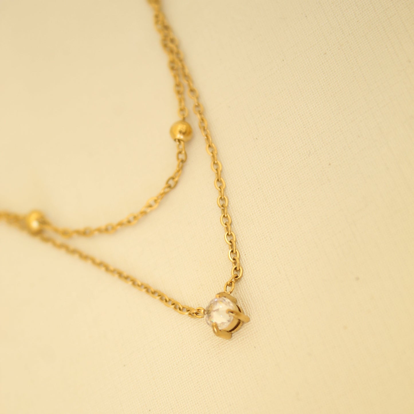 Collar doble punto Luz