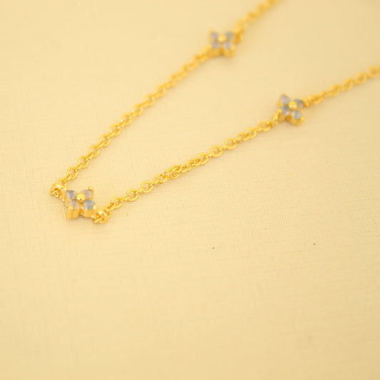 Collar Mía celeste