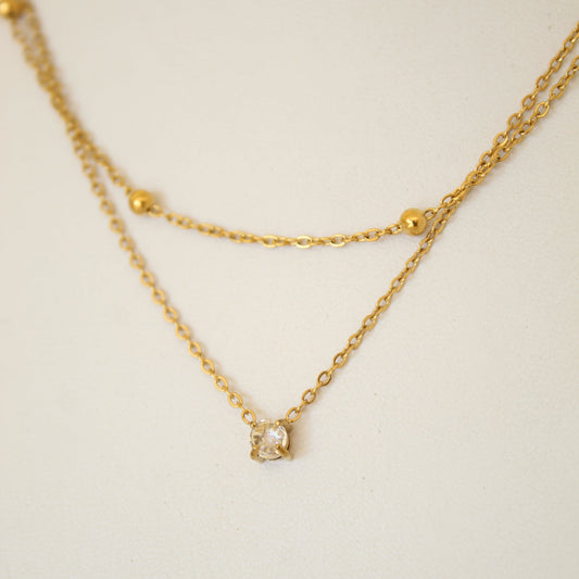 Collar doble punto Luz
