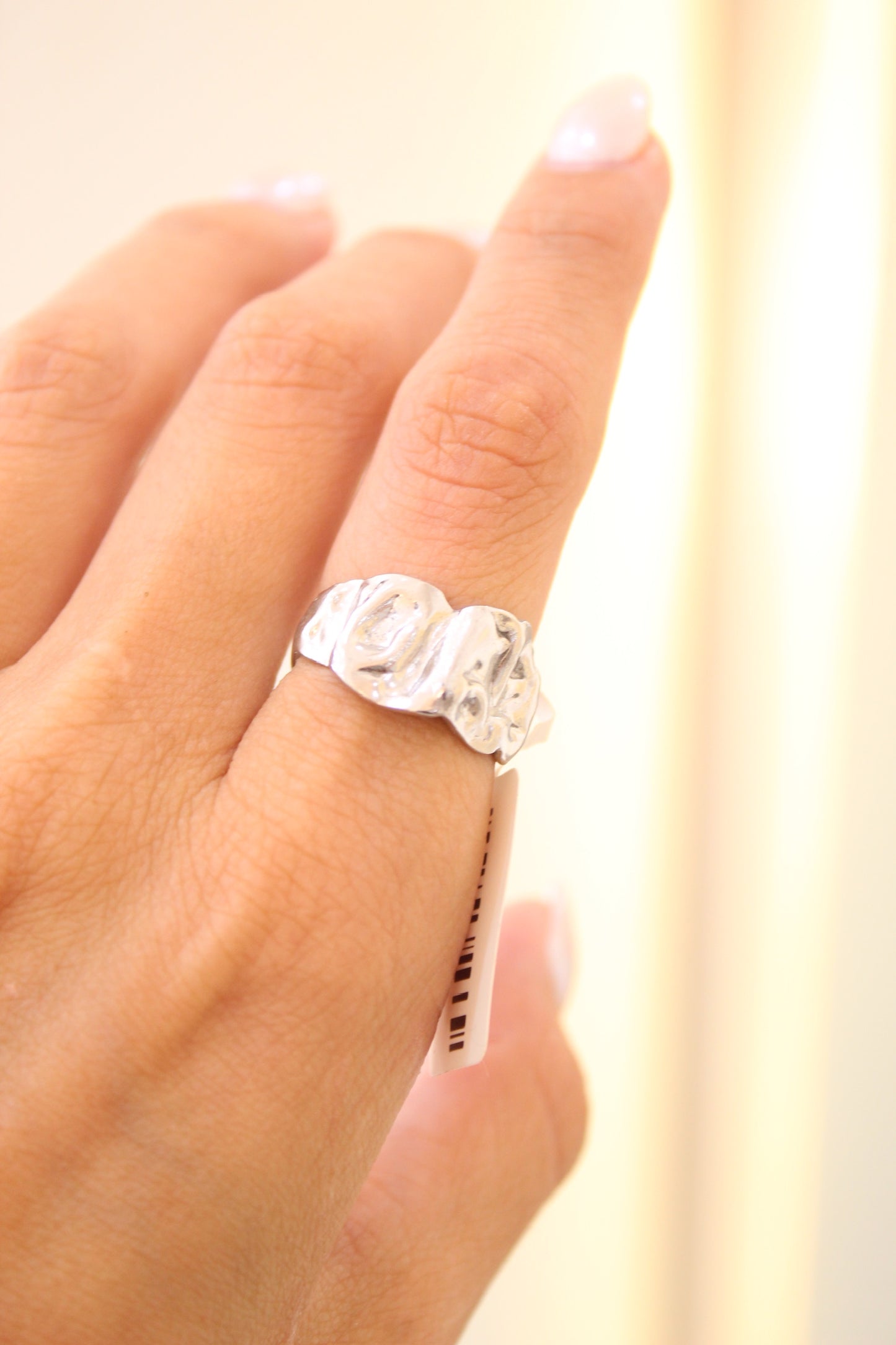 Anillo Textura Silver