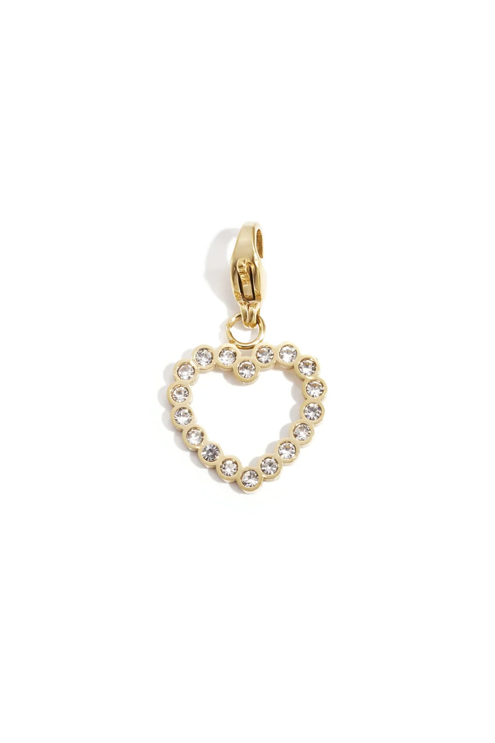 Charm corazon zircon